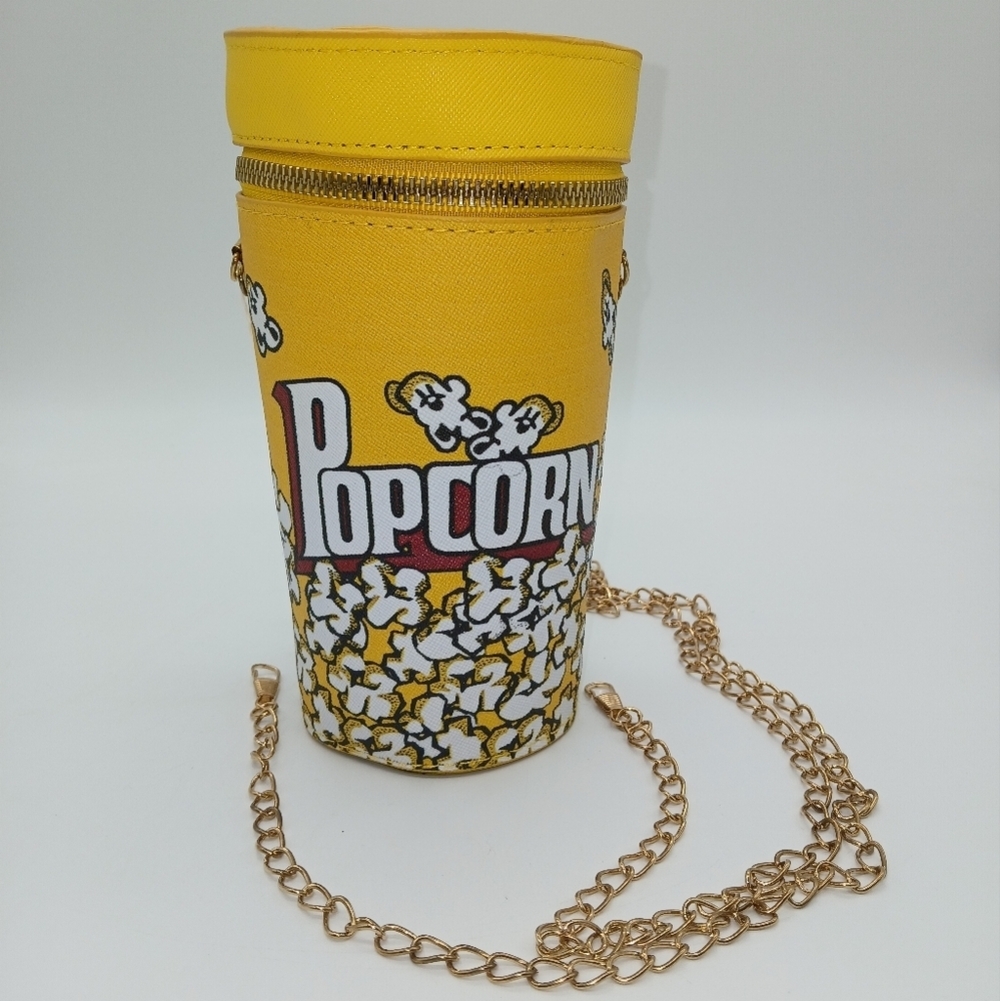 Mini Popcorn Faux Leather Crossbody/Shoulder Handbag​​
